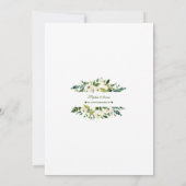 Gedenkfeier zur Beerdigung von Blume Einladung (Rückseite)