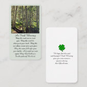 Gedenkfeier zur LebensPicture Card Visitenkarte (Vorne/Hinten)