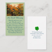 Gedenkfeier zur LebensPicture Card Visitenkarte (Vorne/Hinten)