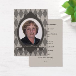 Gedenkfeierankündigungen