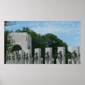 Gedenkfeiern des Zweiten Weltkriegs in Washington Poster (Vorne)