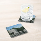 Gedenkfeiern des Zweiten Weltkriegs in Washington  Rechteckiger Pappuntersetzer (Vor Ort)