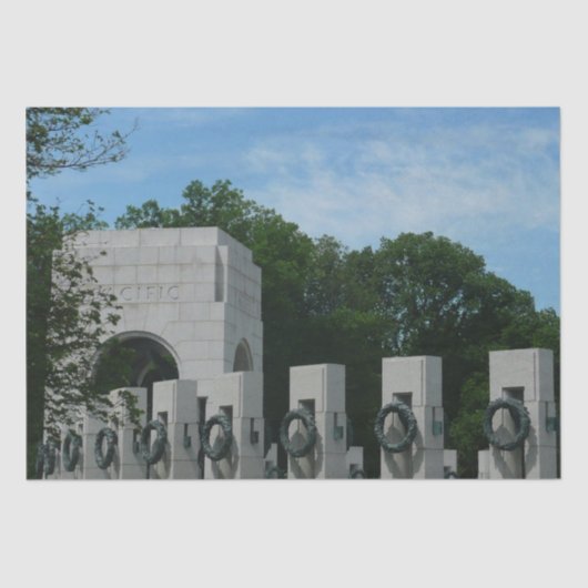 Gedenkfeiern des Zweiten Weltkriegs in Washington  Seidenpapier (Vorderseite)