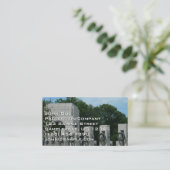 Gedenkfeiern des Zweiten Weltkriegs in Washington Visitenkarte (Stehend Vorderseite)