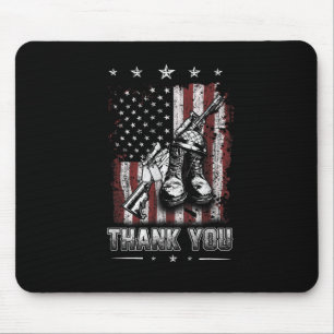 Gedenkfeiertag - Militärstiefel der USA Mousepad