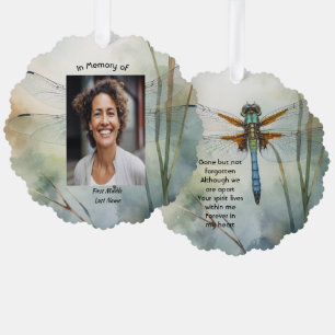 Gedenkfoto-Andenken Individuelle Libelle Ornament Karte