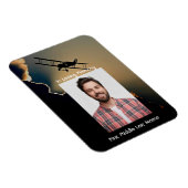 Gedenkfoto Gebets-Pilot-Flugzeug Flug Magnet (Rechte Seite)