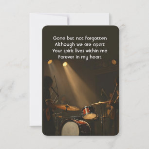 Gedenkfoto Gebetsdrummer Trommeln Band Einladung