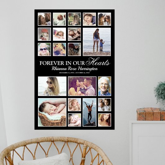 GedenkfotoCollage Poster