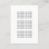 Gedenkgebet für das Foto | Beerdigung Gunst Visitenkarte (Rückseite)