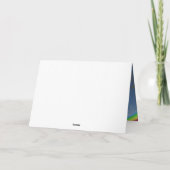 Gedenkgedicht von Rainbow Bridge für Hunde Karte (Rückseite)