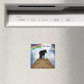 Gedenkgedicht von Rainbow Bridge für Pferde Magnet (In Situ (Geschirrspüler))