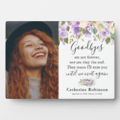 Gedenkgeschenk | Bildspeicher Fotoplatte (Vorderseite)