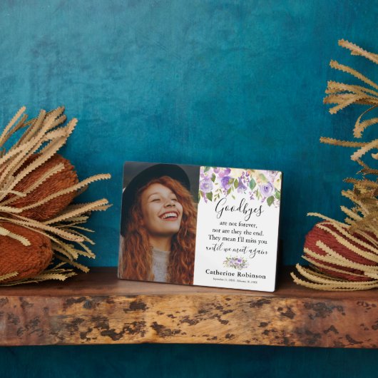 Gedenkgeschenk | Bildspeicher Fotoplatte (Seite)