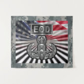 Gedenkgeschenk "EOD Master Blaster" Wandteppich (Vorderseite (Horizontal))