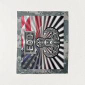 Gedenkgeschenk "EOD Master Blaster" Wandteppich (Vorderseite)