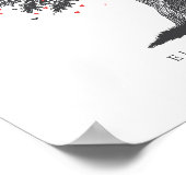 Gedenkgeschenk für den Verlust von Mutter, Baum de Poster (Ecke)