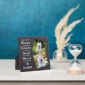 Gedenkgeschenk für Haustiere - Erinnerung an Haust Fotoplatte (InSitu)