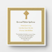 Gedenkgeschenk ORDINATION Priester Pastor Fotoplatte (Vorderseite)