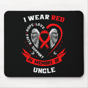Gedenkgeschenke für den Verlust der Herzkrankheit Mousepad