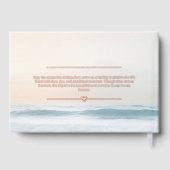 Gedenkgottesdienst "Beach in Love Memory" Gästebuch (Rückseite)