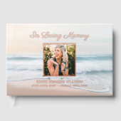 Gedenkgottesdienst "Beach in Love Memory" Gästebuch (Vorderseite)