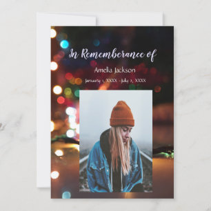 Gedenkgottesdienst-Einladung Weihnachtsbeleuchtung Einladung