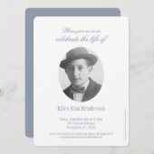 Gedenkgottesdienst Foto Beerdigung Einladungen (Vorne/Hinten)