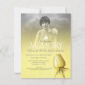 Gedenkgottesdienst Foto Rosenbeerdigung Einladung (Vorderseite)