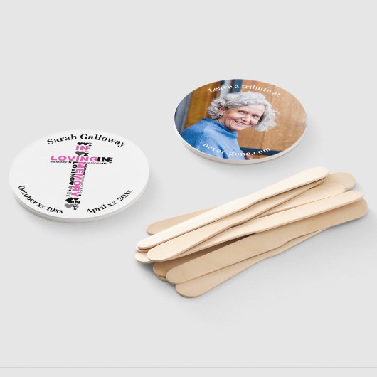 Gedenkgottesdienst oder Feiern des Fans des Lebens Fächer (Non-assembled)