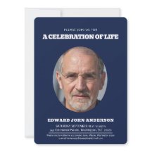 Gedenkgottesdienst Oval Foto Blau