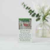 Gedenkgutschein für Bereavement Visitenkarte (Stehend Vorderseite)