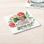 Gedenkgutschein für den Verlust des FOTOS Rechteckiger Pappuntersetzer (angewinkelt)