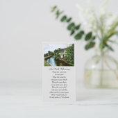 Gedenkgutschein Visitenkarte (Stehend Vorderseite)