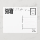 Gedenkhalle, Mosman Park Postkarte (Rückseite)