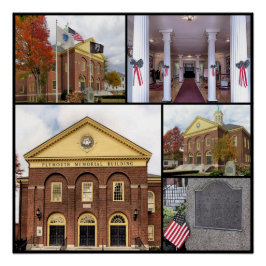 Gedenkhalle Plymouth Poster