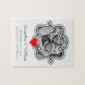 Gedenkhochzeits-Paare mit Foto Puzzle (Horizontal)