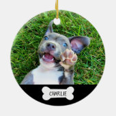 Gedenkhund oder Katze Keramik Ornament (Hinten)