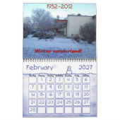 Gedenkkalender 1952-2012 kalender (Feb 2027)