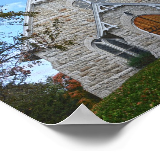 Gedenkkapelle Fort Leavenworth, Kansas Poster (Ecke)