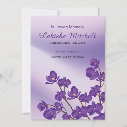 Gedenkkarte (Vorderseite)