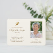 Gedenkkarte (Stehend Vorderseite)