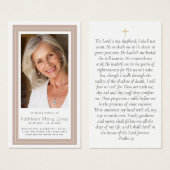 Gedenkkarte | Boho Frame (Vorne & Hinten)