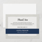 Gedenkkarte Dankeskarte (Vorne/Hinten)