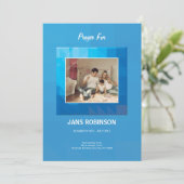 Gedenkkarte Dankeskarte (Stehend Vorderseite)