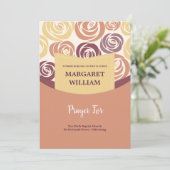 Gedenkkarte Dankeskarte (Stehend Vorderseite)