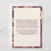 Gedenkkarte Dankeskarte (Rückseite)