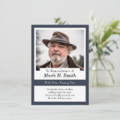 Gedenkkarte Dankeskarte (Stehend Vorderseite)