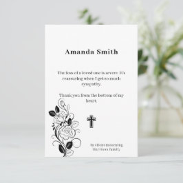 Gedenkkarte der Wohltätigkeit Dankeskarte