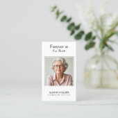 Gedenkkarte des Lavendels Visitenkarte (Stehend Vorderseite)